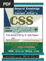 Dogar Sons CSS Current Affairs Past Years Question Answers.pdf