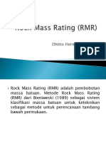 Rock Mass Rating RMR