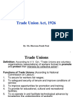 Chapter 1 - Trade Union Act 1926