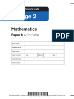 Ks2 Mathematics 2018 Paper 1
