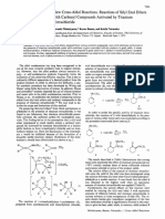 New Cross-Aldol Reactions Using Silyl Enol Ethers and Titanium Tetrachloride