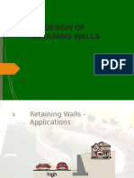 Design of Retaining Walls