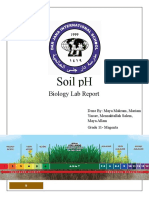 Soil PH: Biology Lab Report