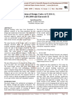 Comparision of Design Codes ACI 318-11, IS 456 2000 and Eurocode II