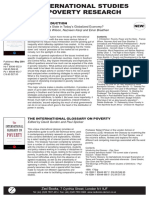 The International Glossary On Poverty PDF