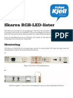 Skarva RGB LED List