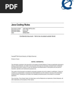 Java Coding Rules
