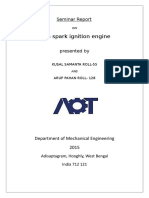 Twin Spark Ignition Engine: Seminar Report On