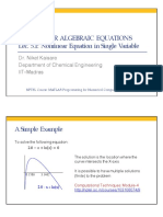 Solving Nonlinear Equations with MATLAB