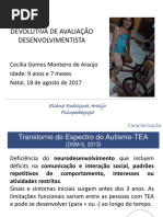 Devolutiva de Avaliação Desenvolvimentista Cecília Ago 2017