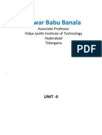 Eeswar Babu Banala: Associate Professor Vidya Jyothi Institute of Technology Hyderabad Telangana