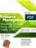 Regulating Wastage Along Food Supply Chain - Case Study of Indore by The Shishukunj International School PDF
