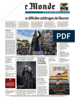 Journal LE MONDE Et Suppl Du Dimanche 14 Et Lundi 15 Avril 2019 PDF