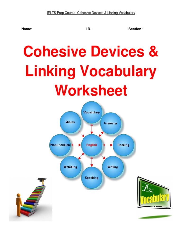 IELTS Cohesive Devices & Vocabulary Guide | PDF | Sentence (Linguistics ...