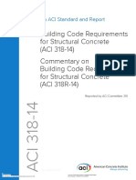 Building Code Requirements For Structural Concrete (ACI 318-14) Commentary On Building Code Requirements For Structural Concrete (ACI 318R-14)