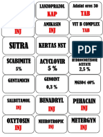 Medication list