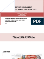 ANESTESIA DENGAN DM PERIODE 25 MARET – 27 APRIL 2019