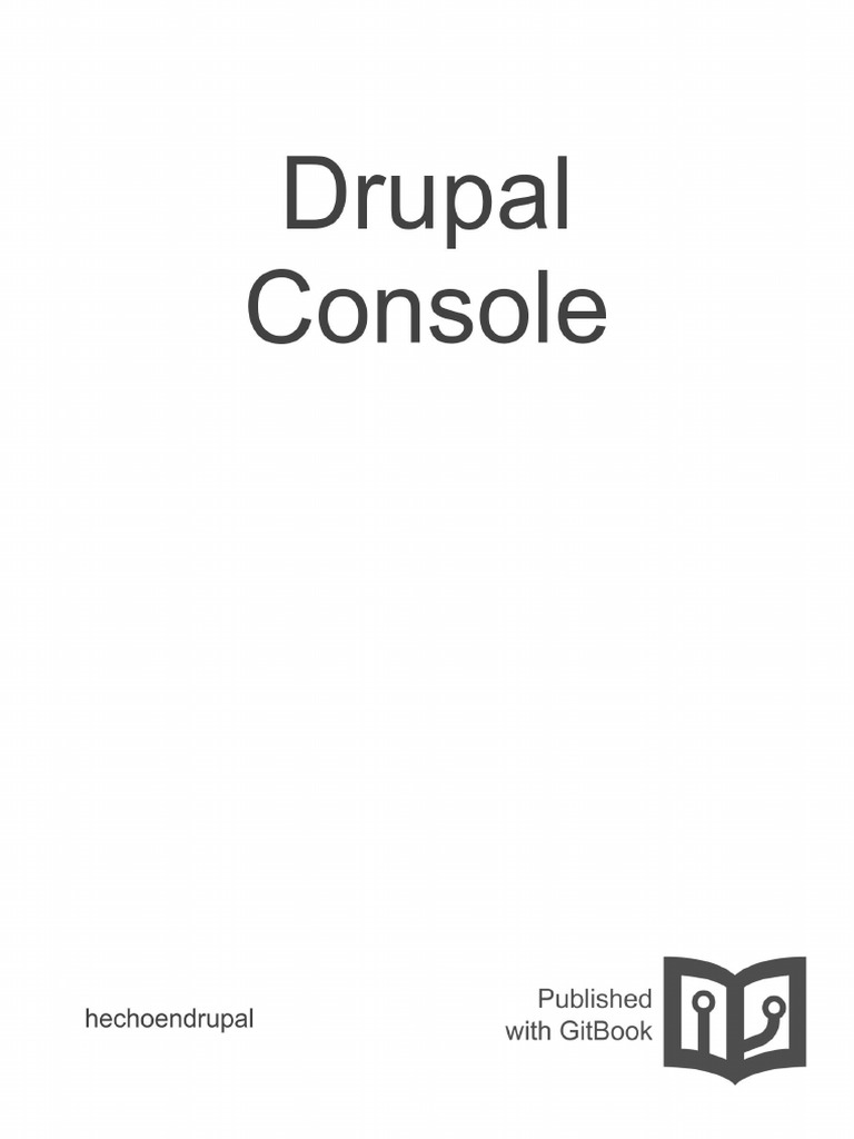 Drupal Console Guide for Developers | PDF | Drupal | Command Line Interface