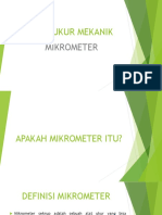 Alat Ukur Mikrometer