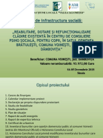 Proiect Infrastructura Sociala GAL Valea Ialomitei - DAMBOVITA PDF