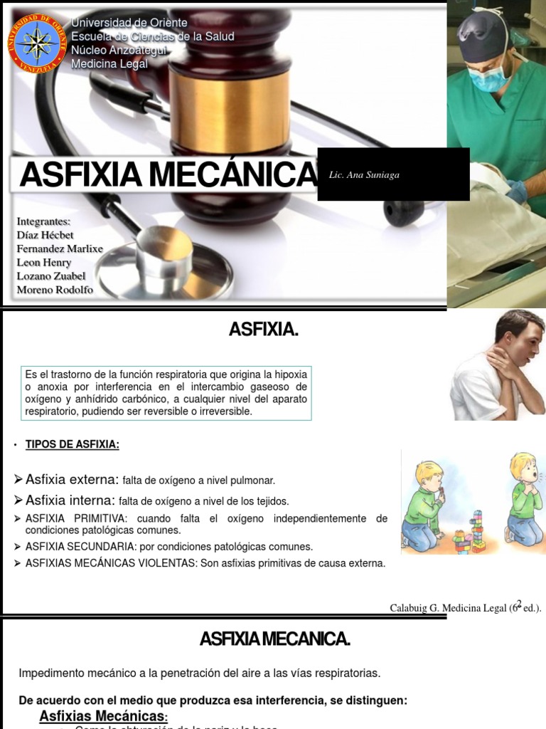 Asfixia Mecánica: Tipos y Causas | PDF | Sistema respiratorio | Pulmón