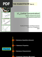 LC (Lethal Concentration) : Uji Toksisitas Kuantitatif