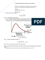 Procedimiento para Prueba de Hipótesis