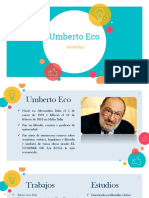 Umberto Eco Semiótica