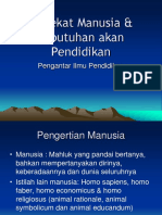 Manusia & Kebutuhan Akan Pendidikan