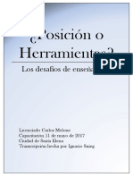 Posicion o Herramientas - Los Desafios de Enseñar Hoy