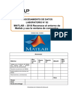 Lab 02 - Matlab 2018 - Reconoce El Entorno de Matlab y Usa Ventana de Comandos
