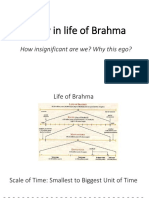 A Day in Life of Brahma