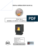 User Manual For England PDVC Pellet Stove