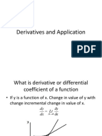 Derivatives and Application