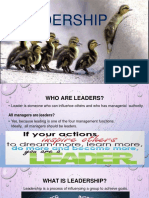 1. Leadership - 17.3.2019