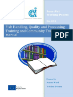 Fish Handling, Quality and Processing: Training and Community Trainers Manual