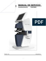 manual de servicio  lensometro PLM-8000 
