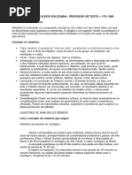 Gênero textual Relatório