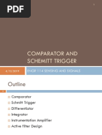 Comparator and Schemitt Trigger