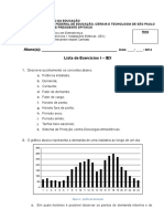 Lista de Exercícios I: Instalações Elétricas (IEX