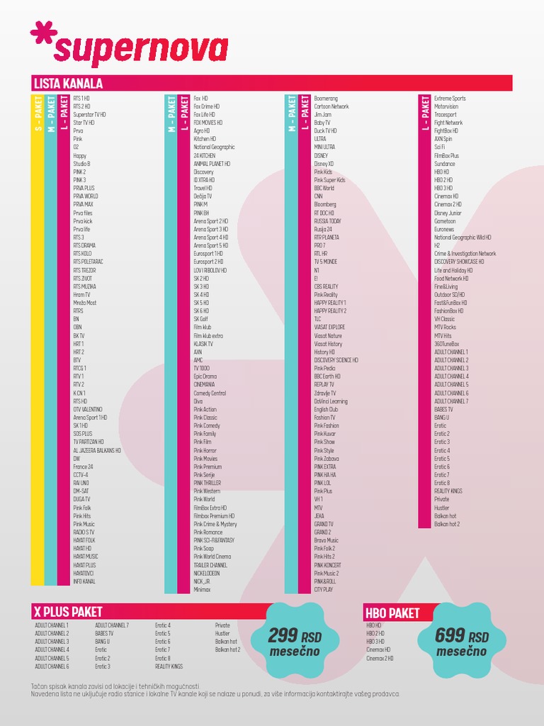 SUPERNOVA Programska Sema PDF Entertainment Companies Of The United