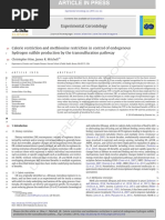 Experimental Gerontology: Christopher Hine, James R. Mitchell