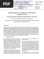 Development of Robotic Arm Using Arduino Uno: Priyambada Mishra, Riki Patel, Trushit Upadhyaya, Arpan Desai