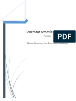 Generador Atmosférico de Agua