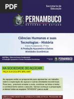 A Produção Açucareira e Outras Atividades Econômicas