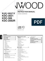 Manual Utilizare Radio CD Auto Kenwood