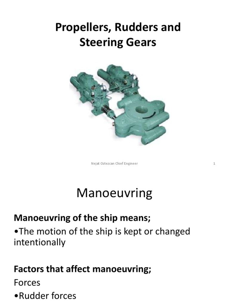 Types and Functions of Ship Rudders | PDF | Propeller | Rudder