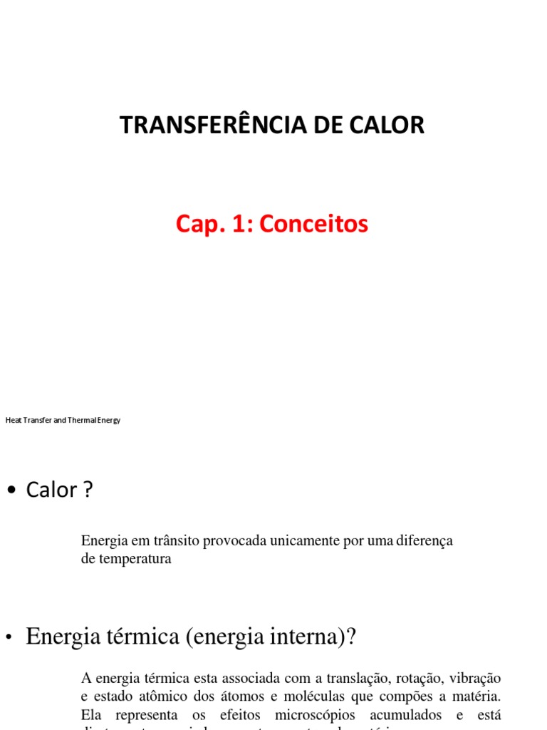 Fundamentos da Transferência de Calor | PDF | Condução térmica | Calor