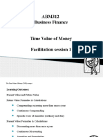 Facilitation Session 1 Time Value of Money