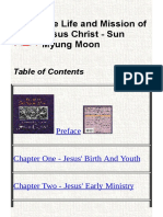 The Life and Mission of Jesus Christ - Sun Myung Moon